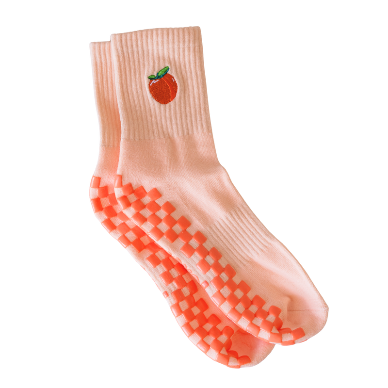 The Just Peachy Grip Sock