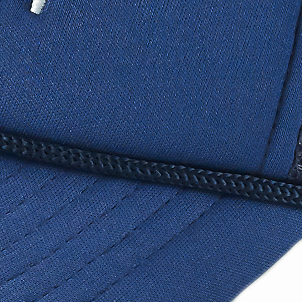 A close-up of the "Ain't No Party Like ARTI Trucker Hat" by ARTI, highlighting its modern design and lightweight, comfortable sports hat material.