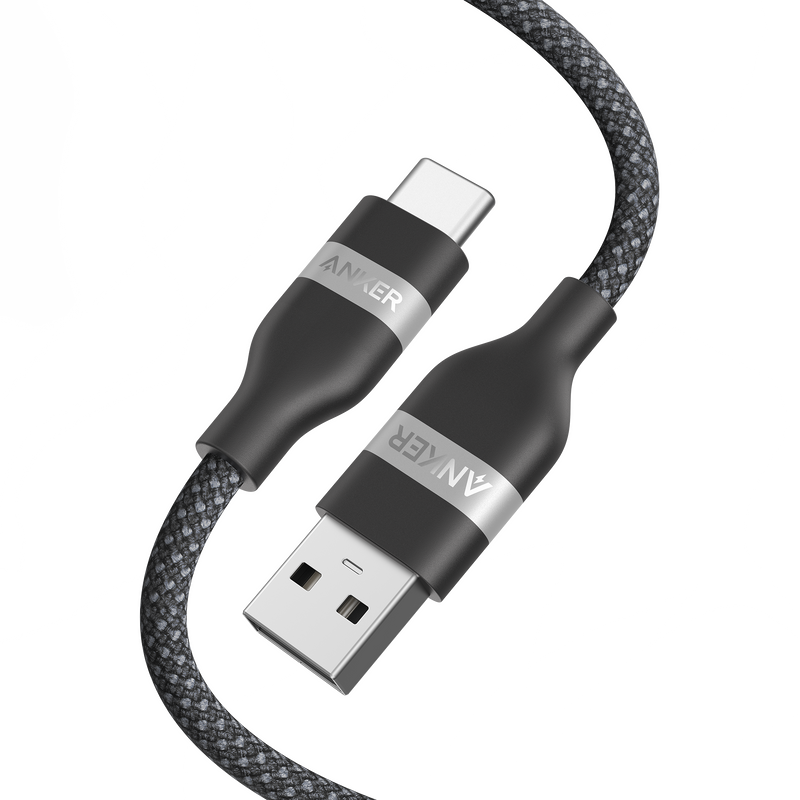 Anker USB-A to USB-C Cable (3 ft/6 ft, Upcycled-Braided)
