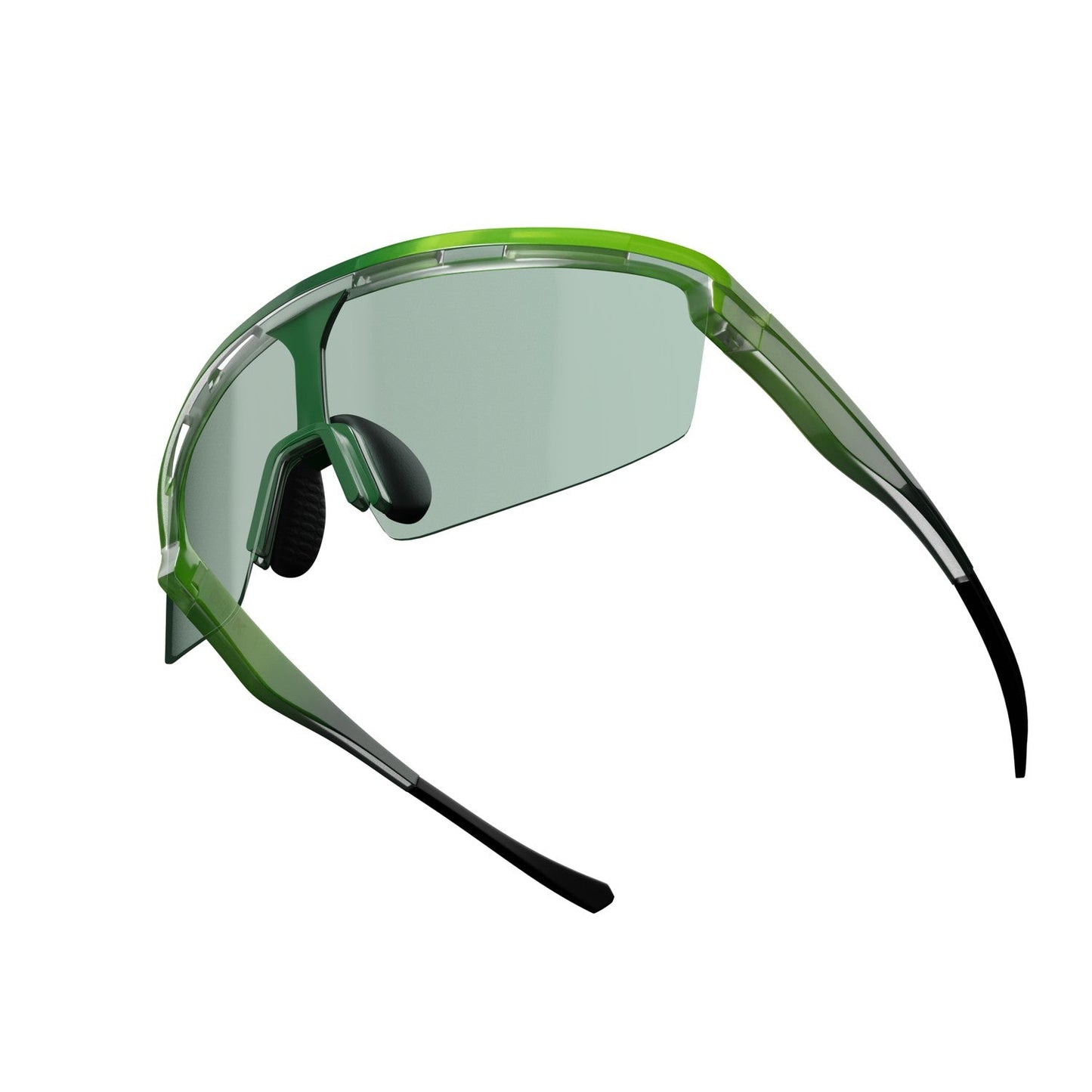 The Dink Eyewear Captiva Pickleball Sunglasses feature a seamless ColorBoost lens, slim arms, black rubberized ear grips, curved frames, and built-in nose pads. This performance sport eyewear offers UV protection for pickleball and outdoor activities.