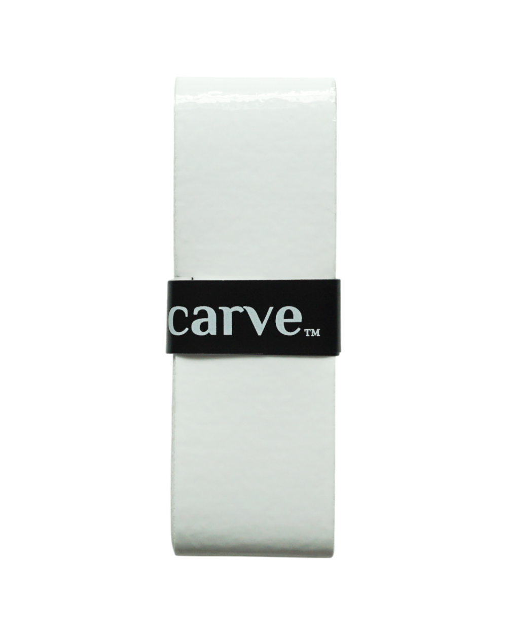 A white rectangular package, wrapped with a black "Carve™" band, contains the Carve Sports - Performance Overgrip by Carve Sports for enhancing racket grip. The product is shown against a plain white background.