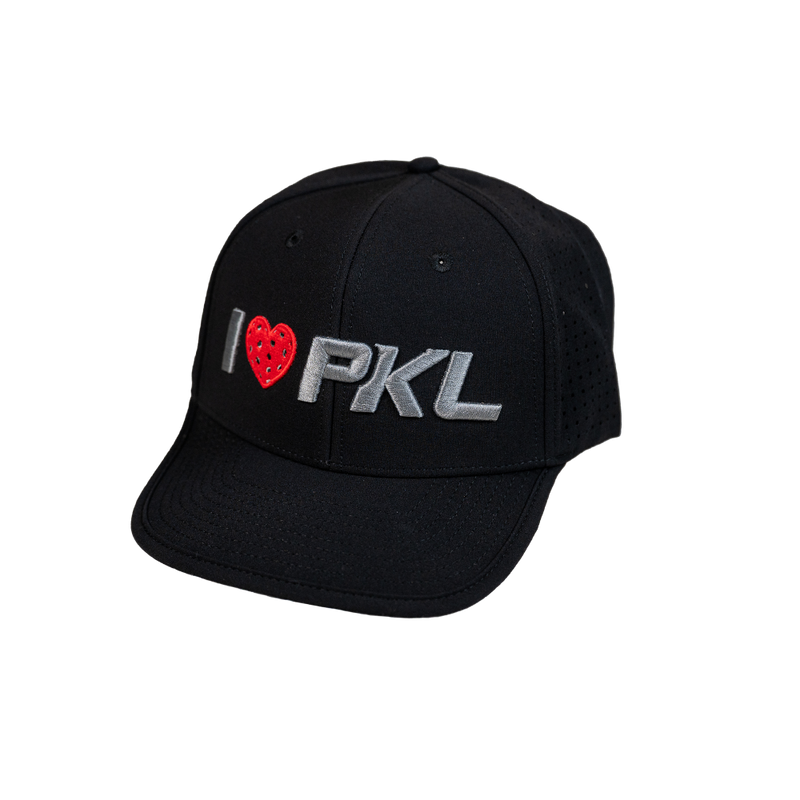 I ❤️ Pickleball AquaSnapBack Snapback Cap with Moisture-Wicking Sweatband