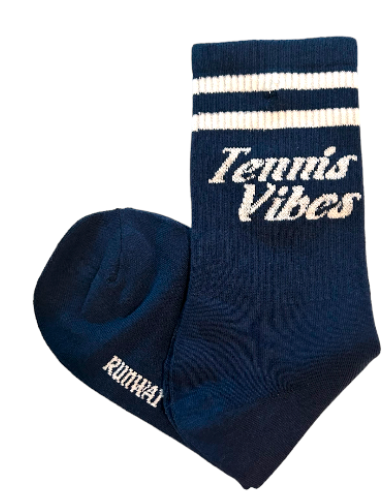 Tennis Vibes Socks - Navy