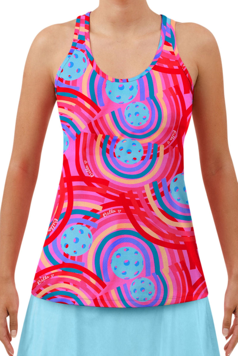 PB Racerback Tank Circle