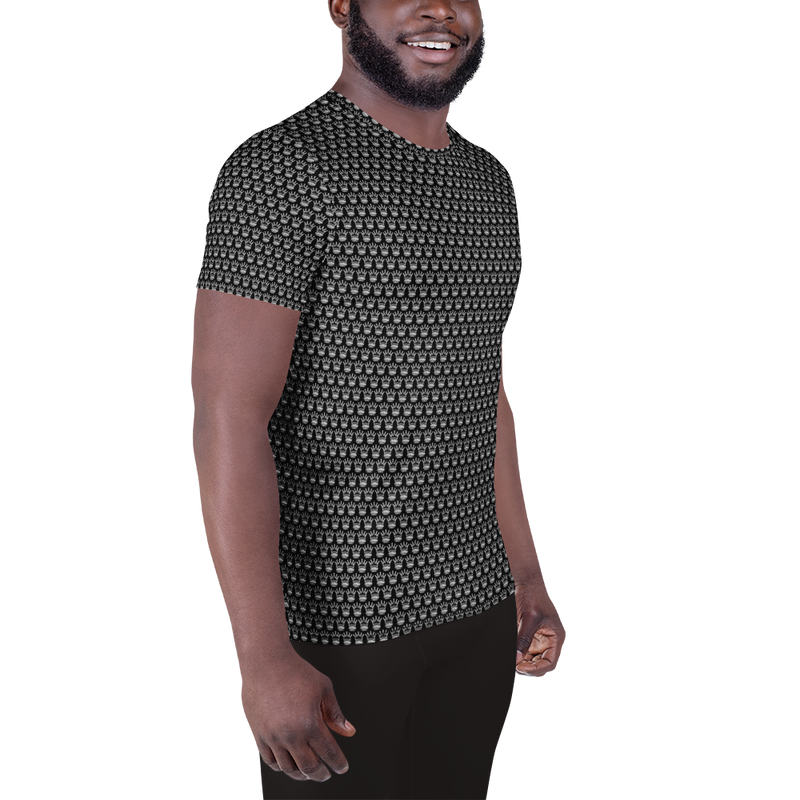 Men's Corona Pattern Shirt (Black)
