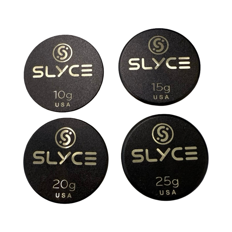 SLYCE SpeedCoins Black Edition - Pickleball Paddle Handle Weights