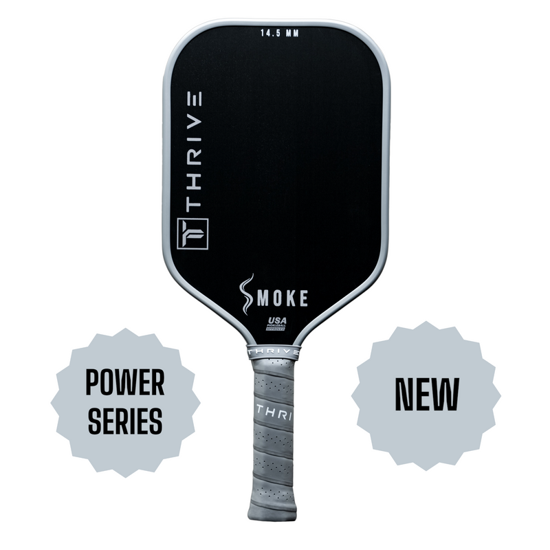 SMOKE 14.5 MM (POWER SERIES) Includes head cover, lead weights, paddle eraser, key chain, sticker, and weight card. (RECOMMENDED SWING WEIGHT *120*)