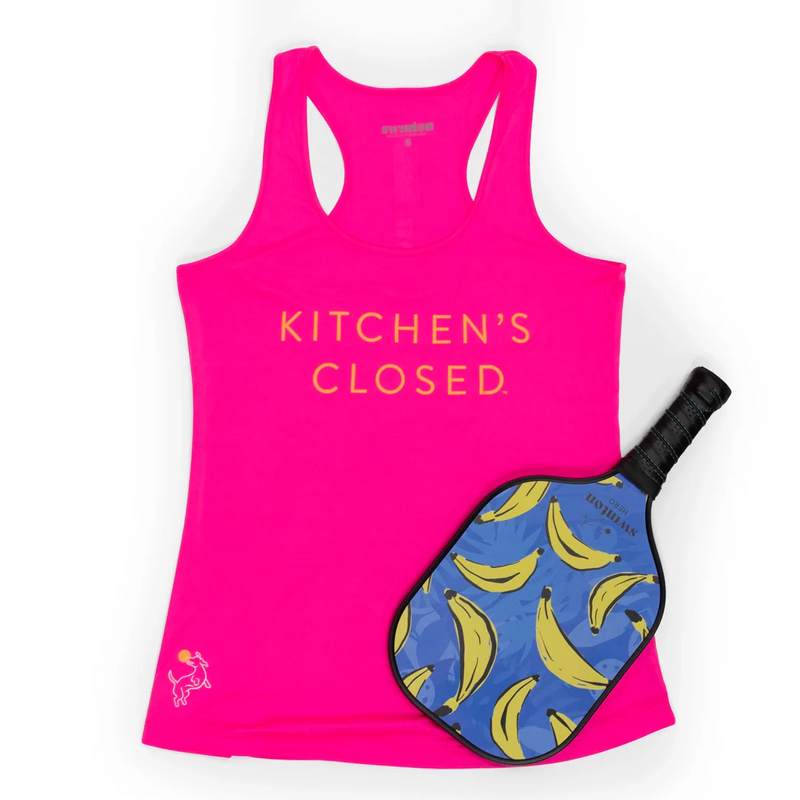 Women's Pickleball Performance Tank Hot Pink