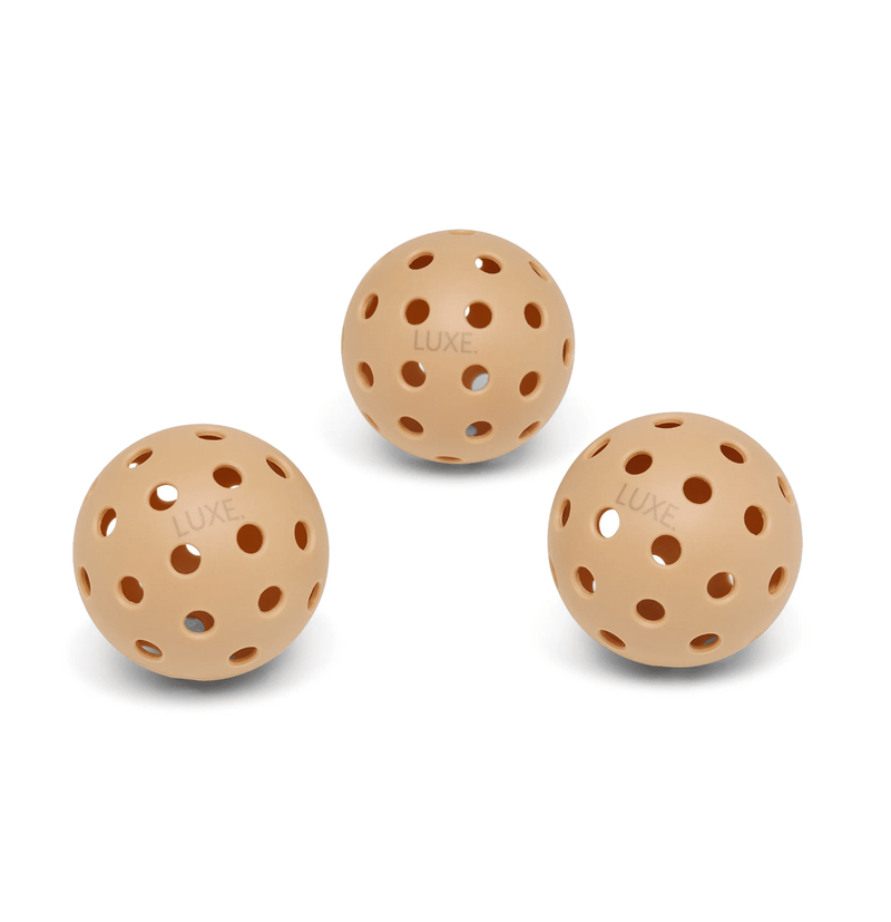 Tan Pickleballs - Pack of 3